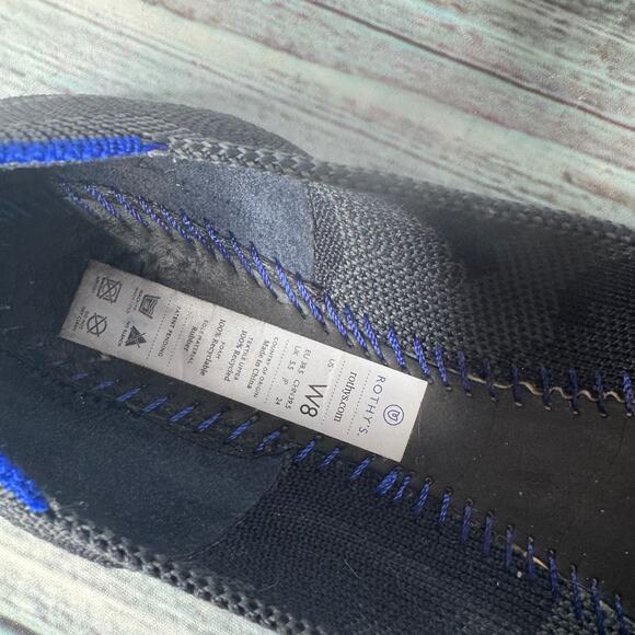 Rothy’s The Point Flats Size 8 Black Gray Camo Knit Washable Shoes - Picture 5 of 5